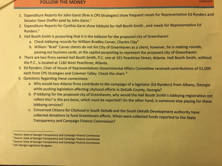 Neighbors Against Greenhaven Lobbyist Report Kathryn Rice Ed Rynders Rep Billy Mitchell