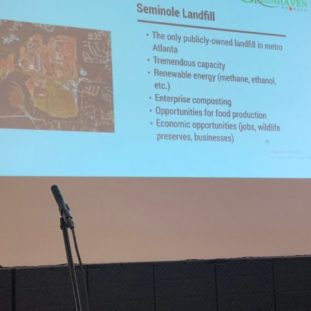 Greenhaven Economic Plan using garbage from Seminole Landfill in DeKalb County