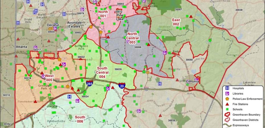 Neighbors Against Greenhaven and Imagine Greenhaven Map of Greenhaven, Ga