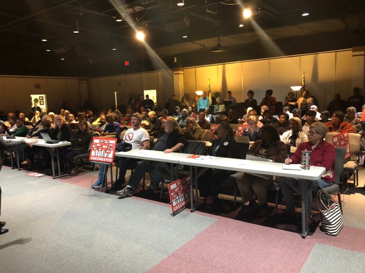Neighbors Against Greenhaven, Citizens in Opposition to Greenhaven and DeKalb Strong February 26, 2019 Meeting at Rehoboth Church