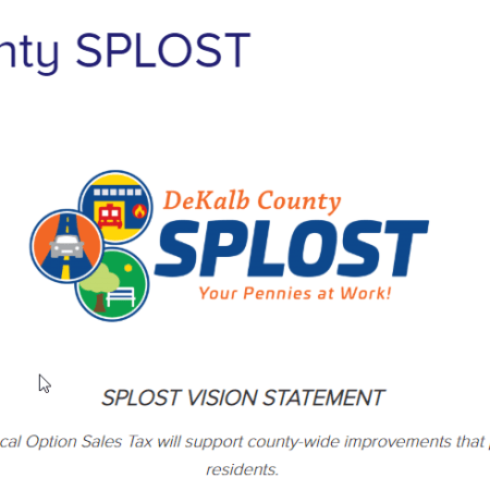 The DeKalb County SPLOST (Special Purpose Local Option Sales Tax) Greenhaven will not receive these funds if approved
