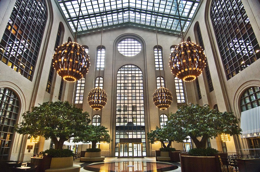 Greenhaven Lobbyist office building lobby at 191 Peachtree