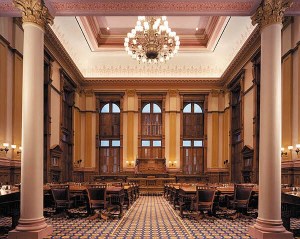 Georgia State Capitol DeKalb Delegation Meeting February 4, 2020. Neighbors Against Greenhaven and Concerned Citizens in Opposition to Greenhaven are in attendance.